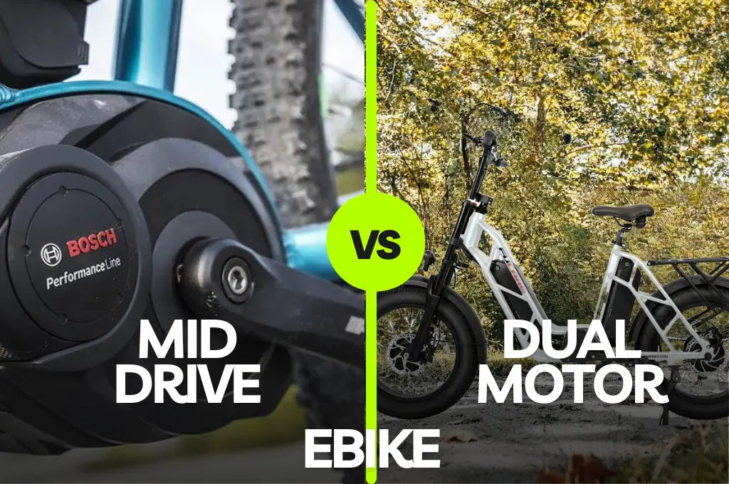 Dual Hub Motors vs. Mid-Drive Motors on Ebikes