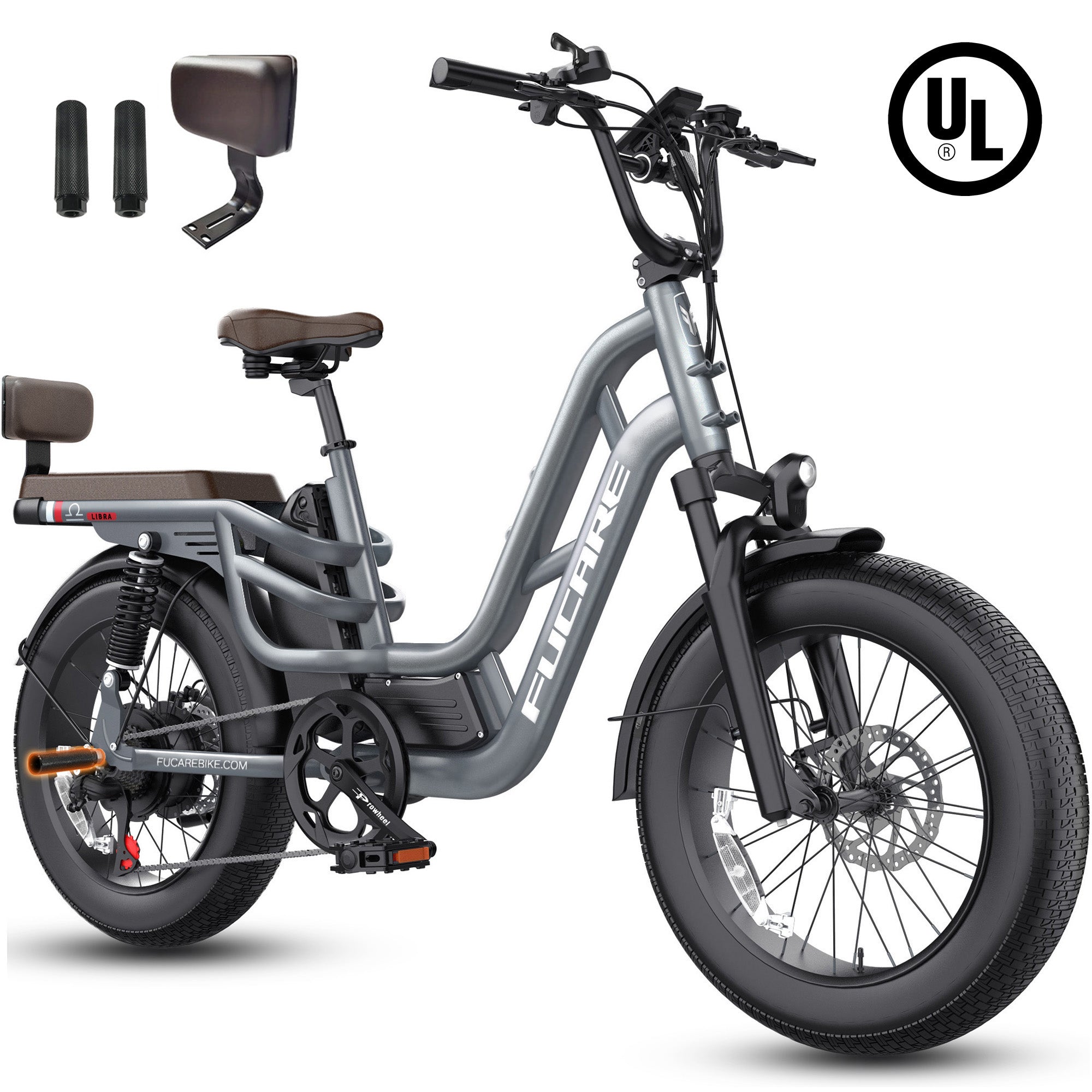 Graphite Gray / Passenger Kit (Footpegs & Backrest)