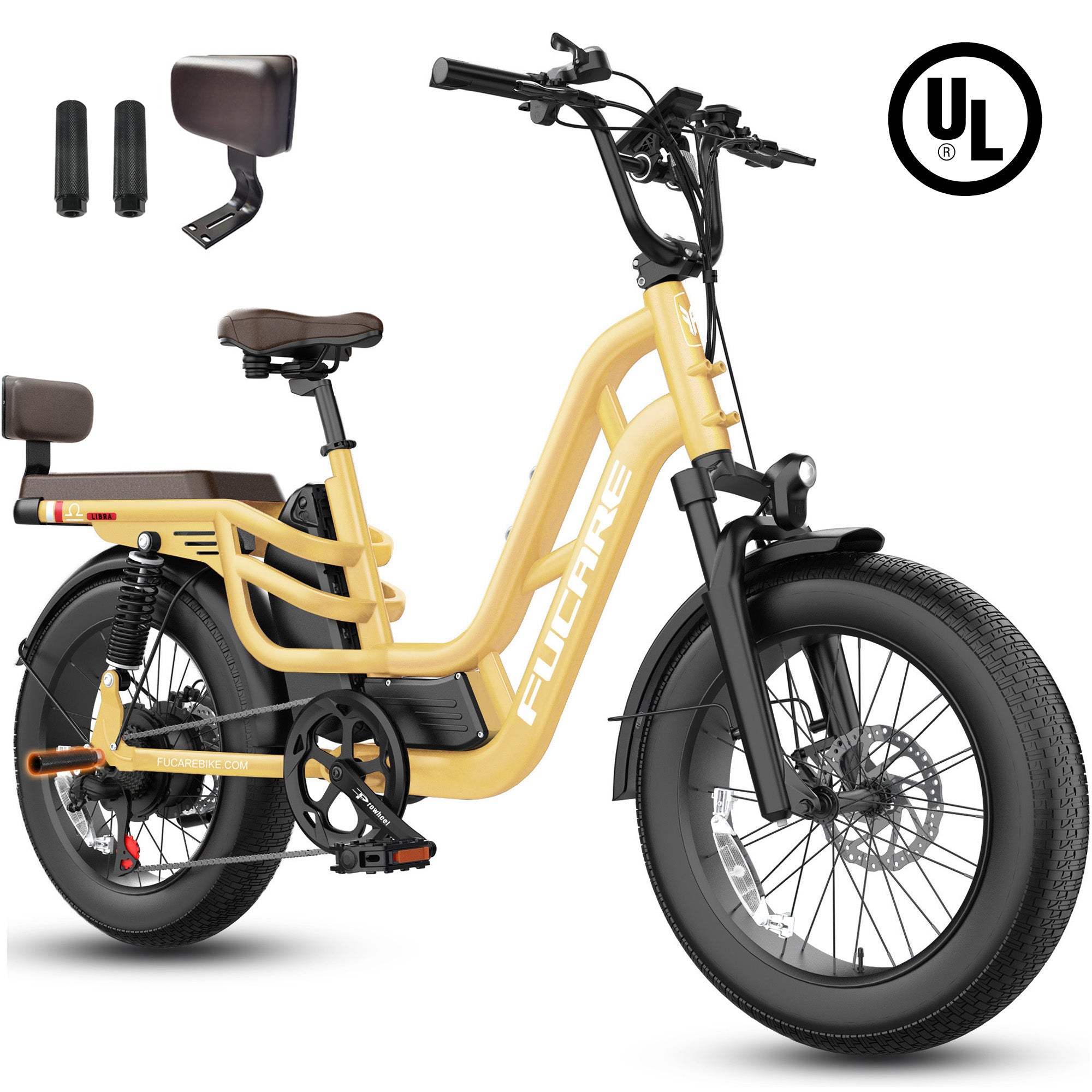 Lemon Yellow / Passenger Kit (Footpegs & Backrest)